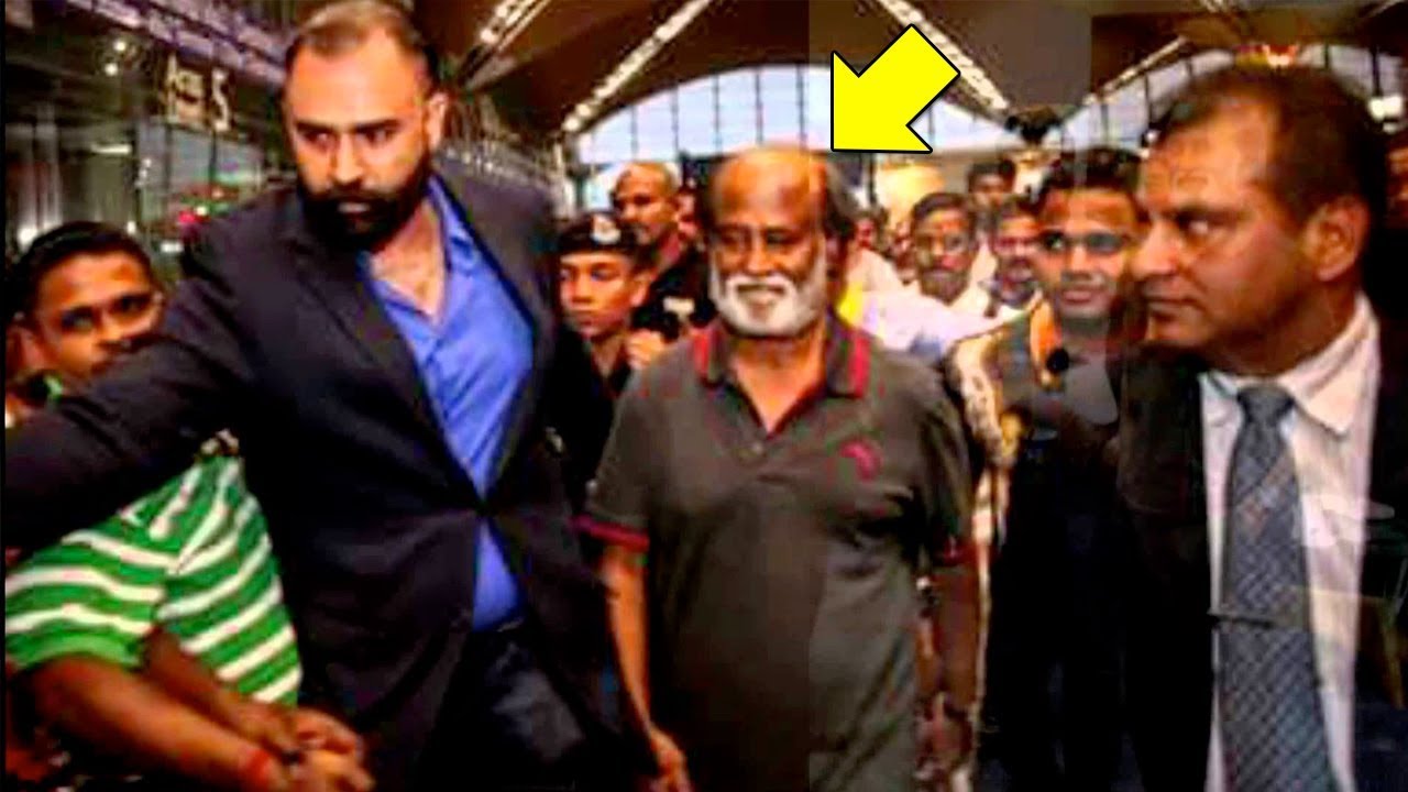 Thalaiva Rajinikanth’s GRAND ENTRY At Dubai Airport For Robo 2.0 Music Launch