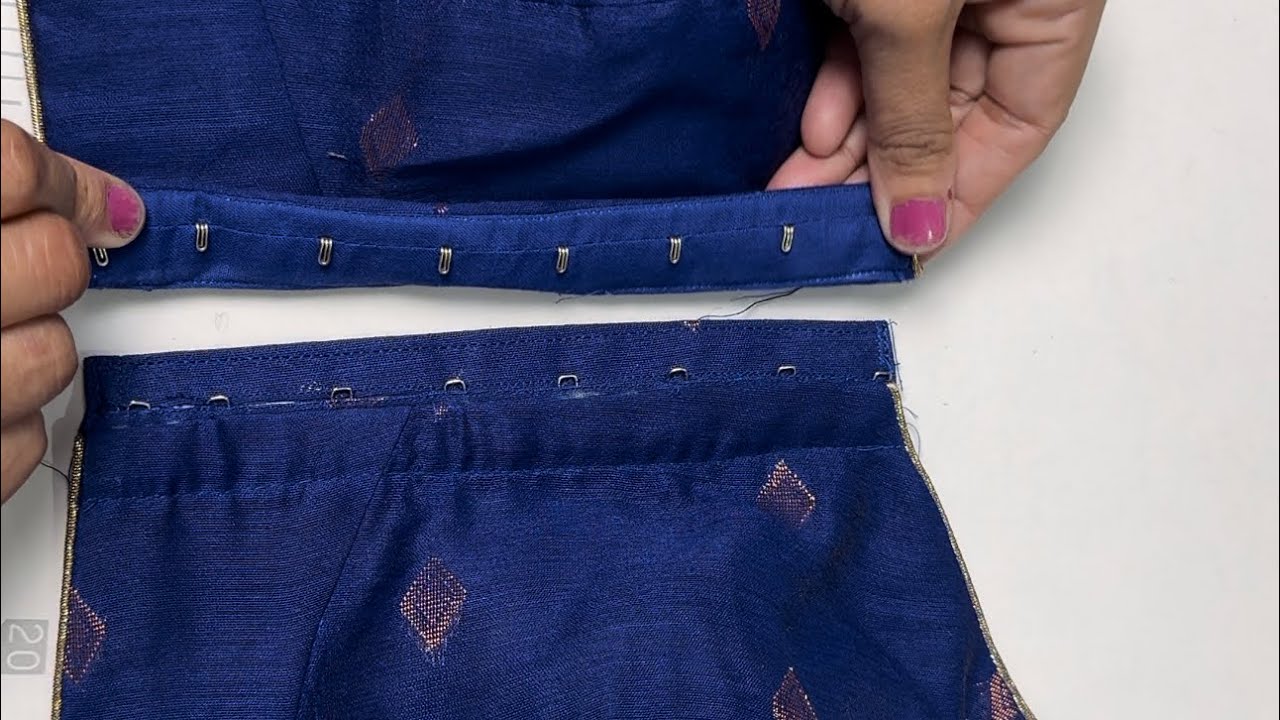 Readymade Hook & Eye पट्टी मशीनपर आसानीसे😍
