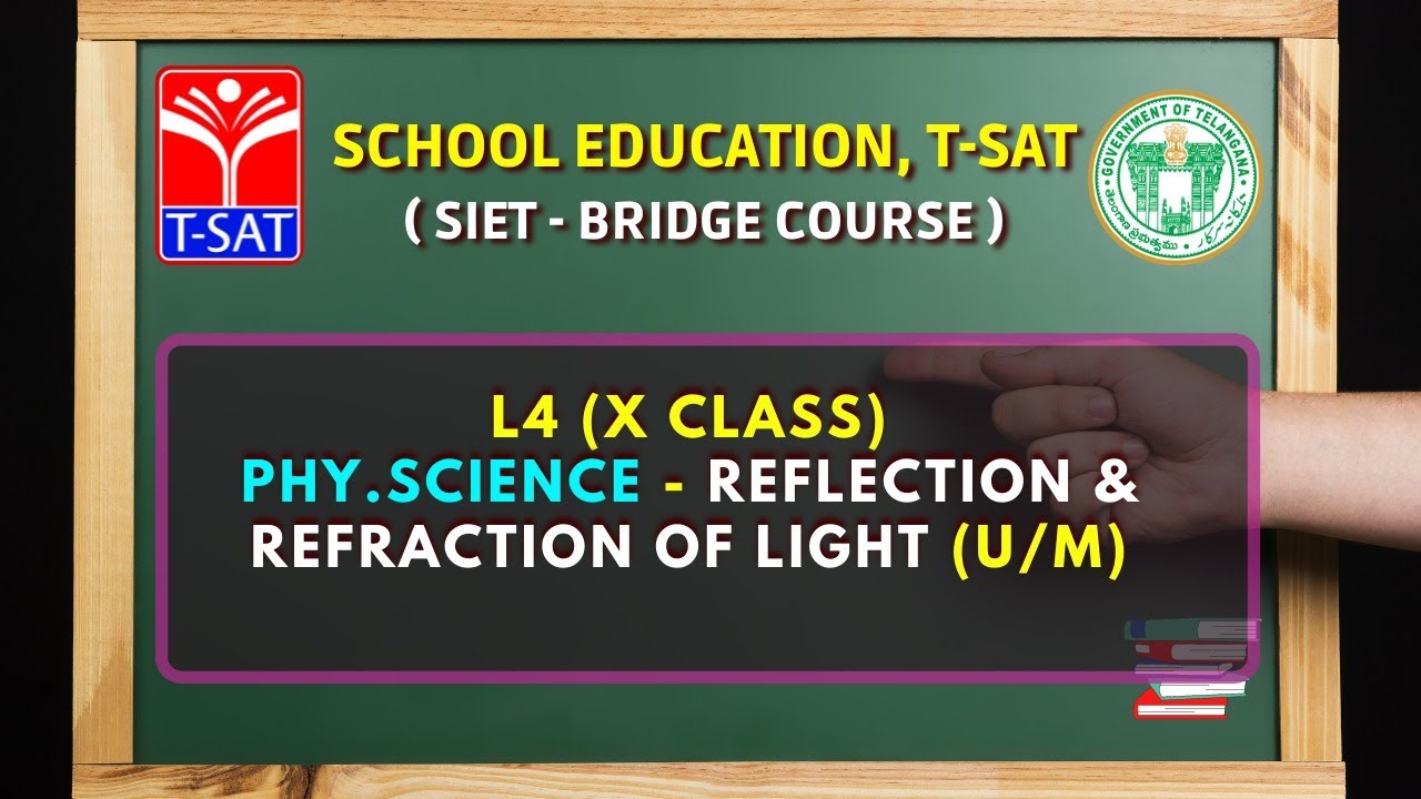 SIET Bridge Course | L4 (X) | Phy.Science - Reflection & Refraction of Light (U/M)