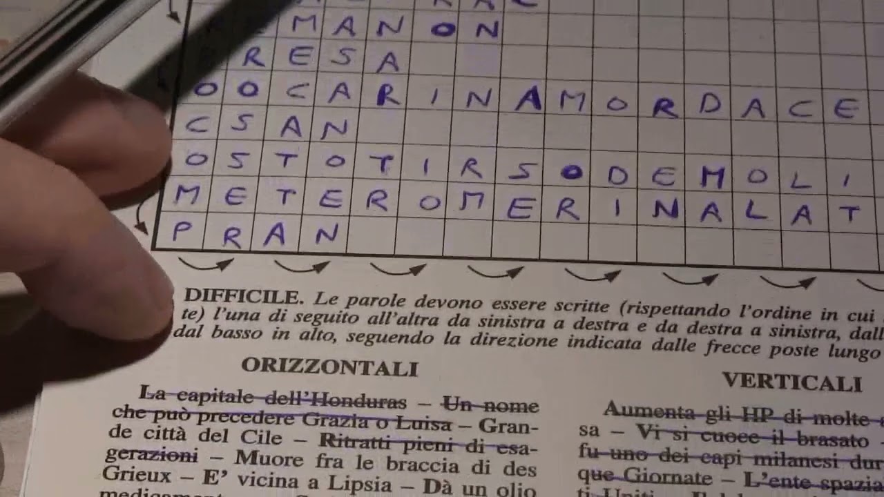 Parole crociate a serpentina (1)