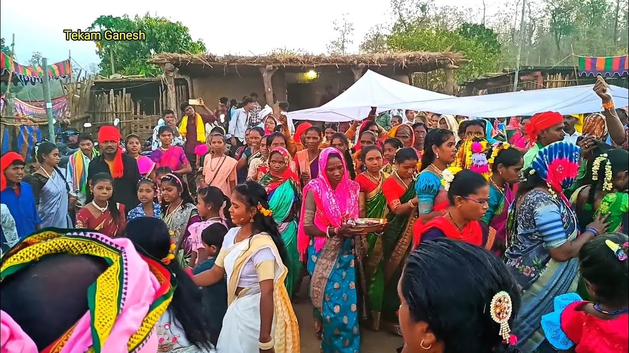 శాంతపూర్ Marriage video 2026 | బాలు & సరస్వతీ | kolami Video | new Gondi Song 2026
