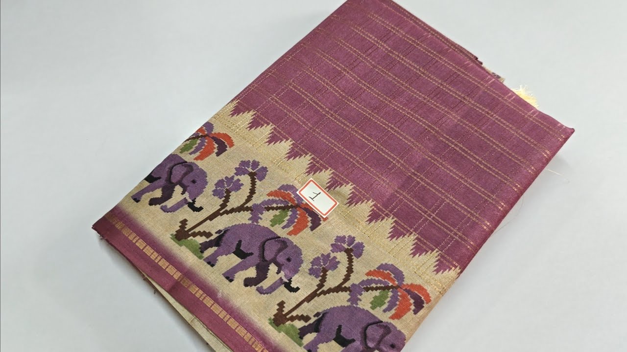 Pure Handloom Matka Silk Sarees FREE SHIPPING 