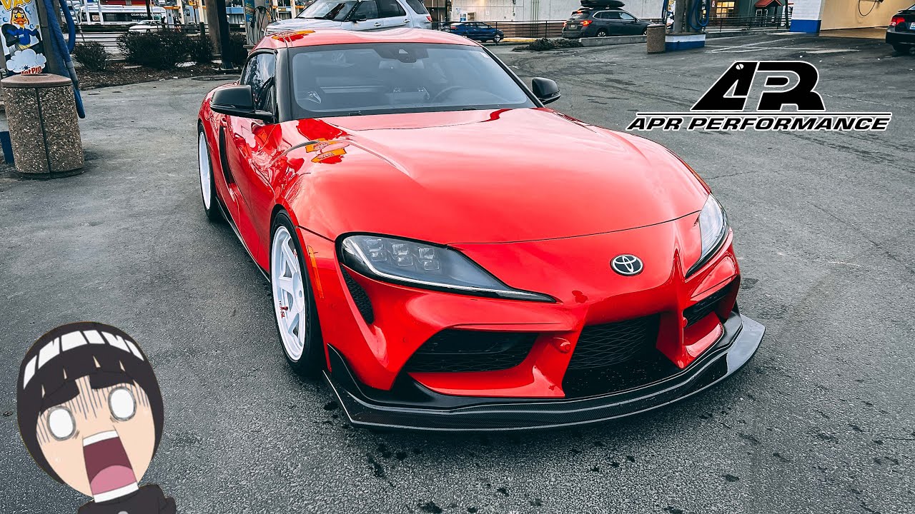APR Front Air Dam Install A90 Toyota Supra
