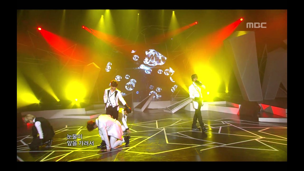 MBLAQ - Cry, 엠블랙 - 크라이, Music Core 20110115