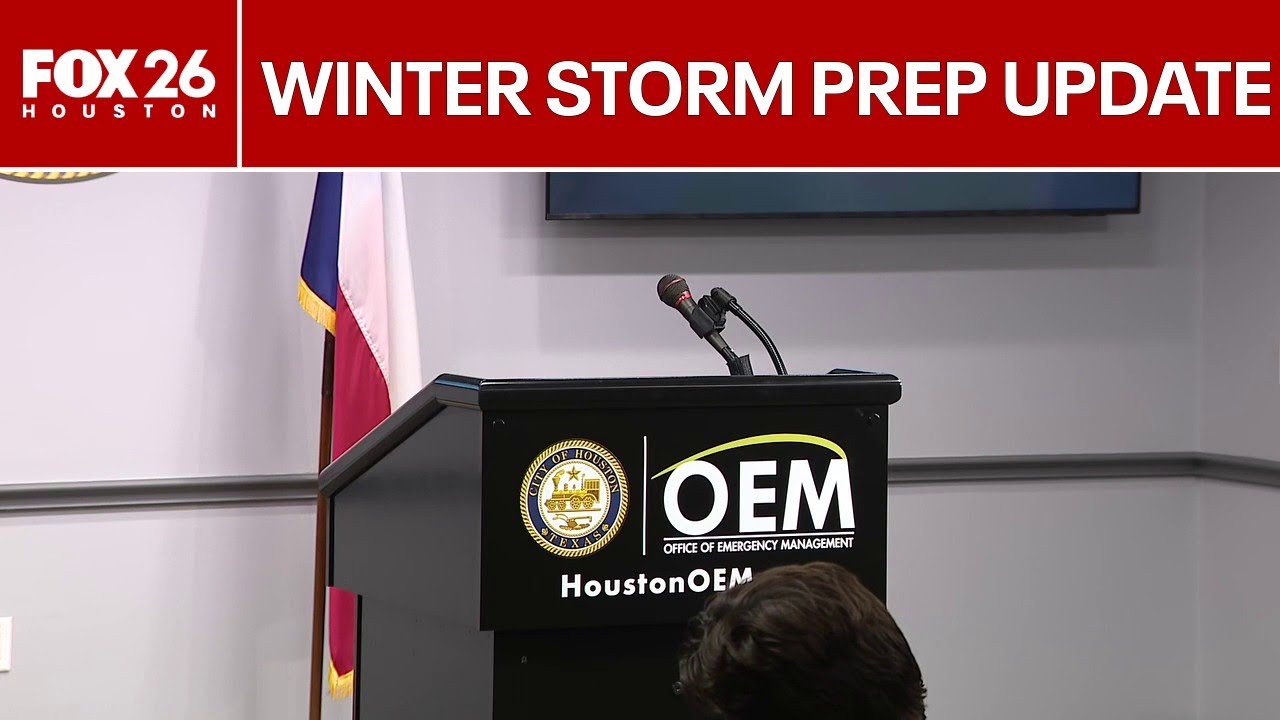 LIVE: Houston mayor on winter storm prep