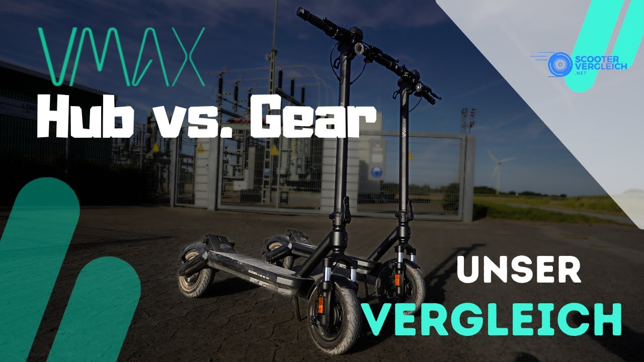 VMAX VX2 Gear vs VX2 Hub ⚡ Welcher E-Scooter ist besser? | Praxisvergleich 2025