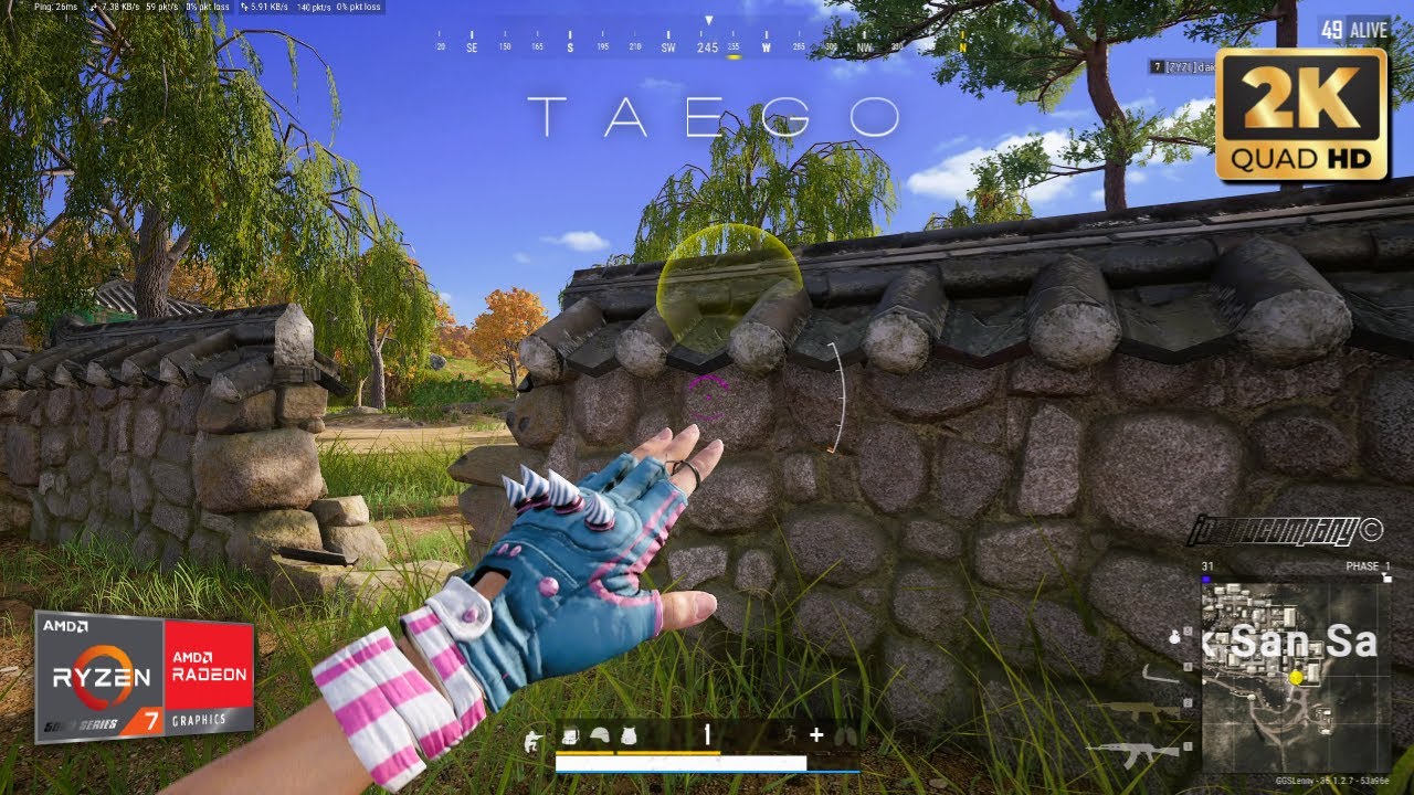 PUBG PC : BATTLEGROUNDS 2025 | AMD Ryzen 7 5700X3D | RX 6700 XT | Ram DDR4 32GB 3600Mhz (OC) | 2K