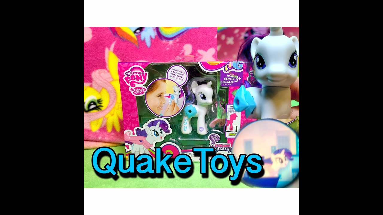 My Little Pony Explore Equestria MLP Secret Magical Scenes Rarity QuakeToys Zapcode