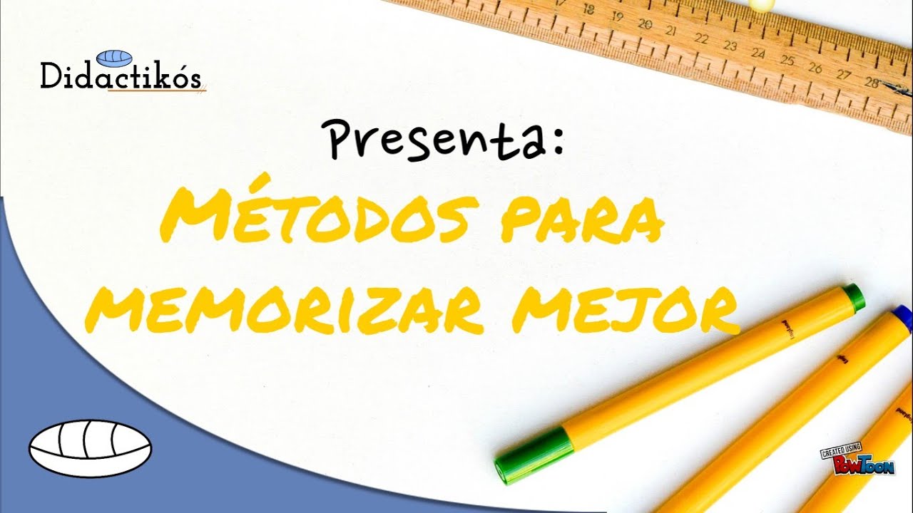 M&eacute;todos para memorizar mejor