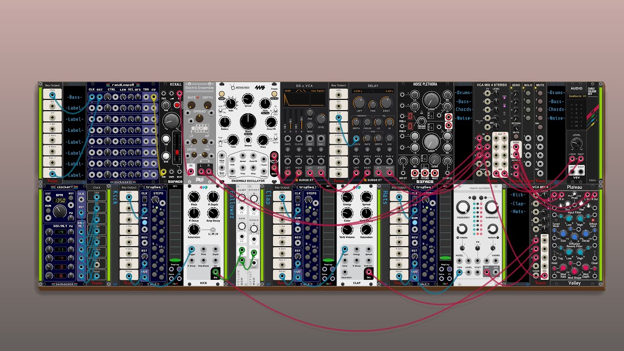Small Improvised Techno Fixed Rack