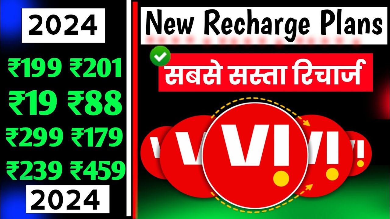 vi new recharge plan 2024 vi recharge plan vi best recharge plan vodafone recharge plan vi sim plan