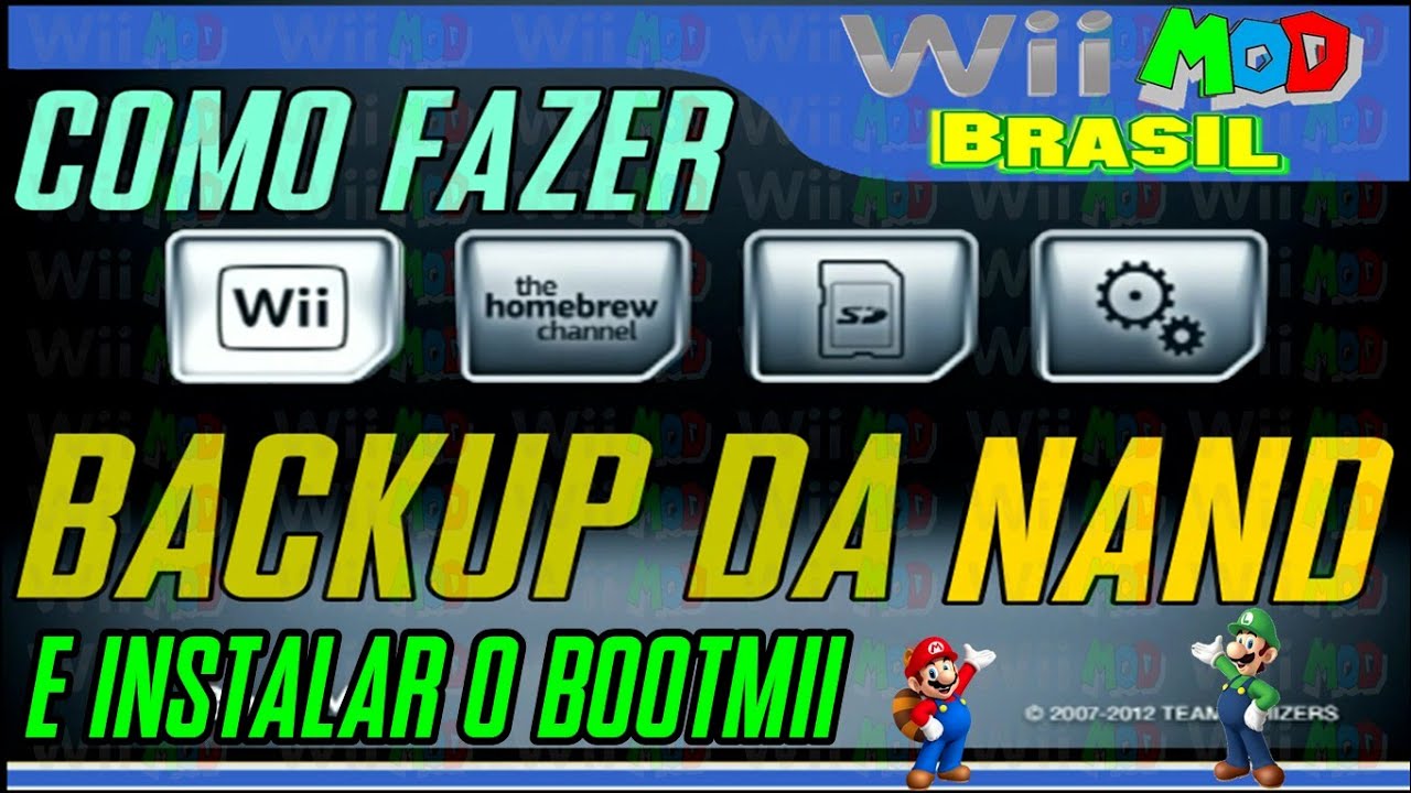 (05) Fazer Backup da Nand e instalar BootMii