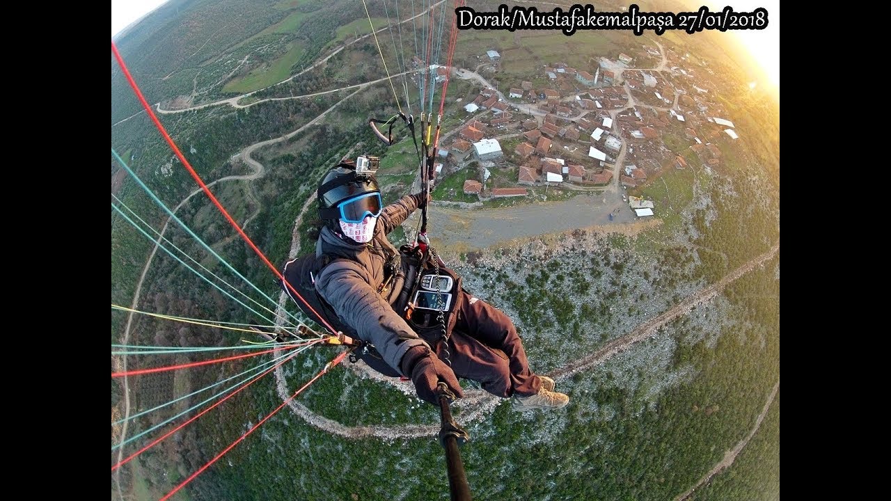 Dorak Yamaç Paraşütü Uçuşumuz 27/01/2018