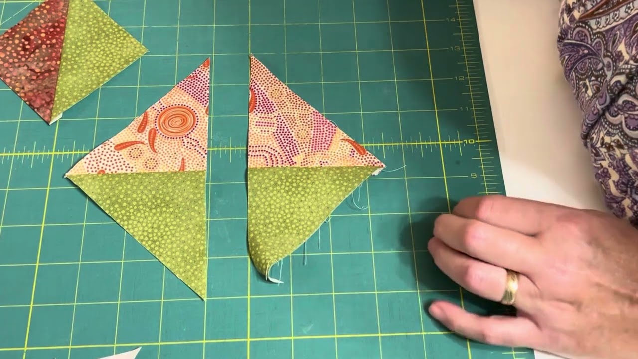 How to piece Crown of Thorns Quilt block