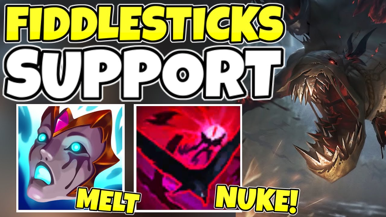 Fiddlesticks is the SCARIEST Support in the game (JUMPSCARE THEM!)