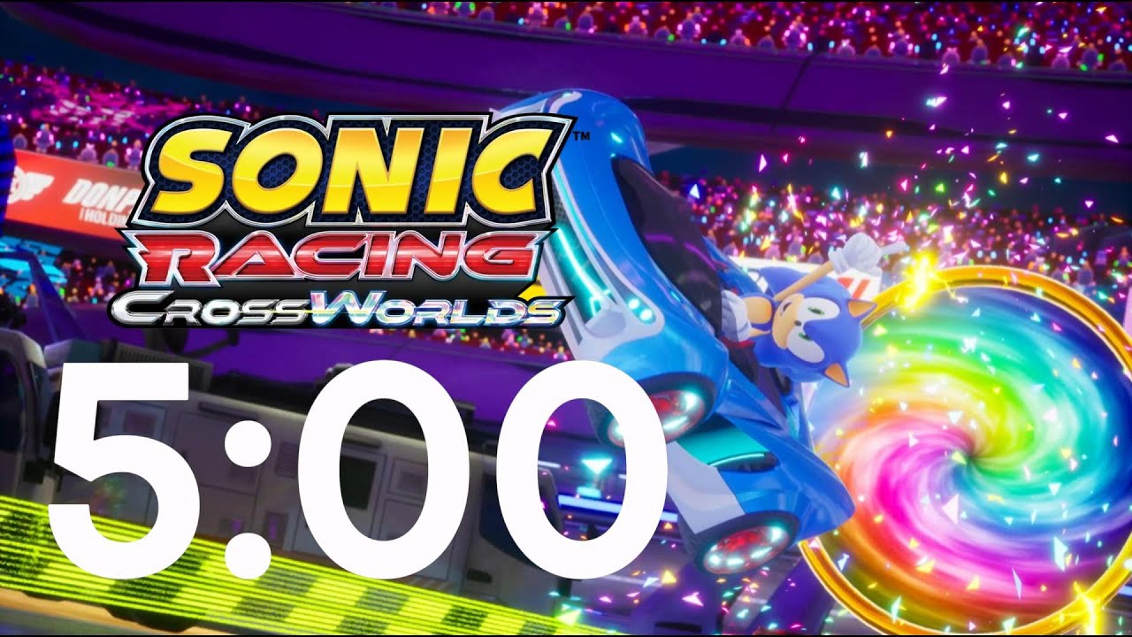 5 Minute Timer | Sonic the Hedgehog | Sonic Racing : Crossworlds