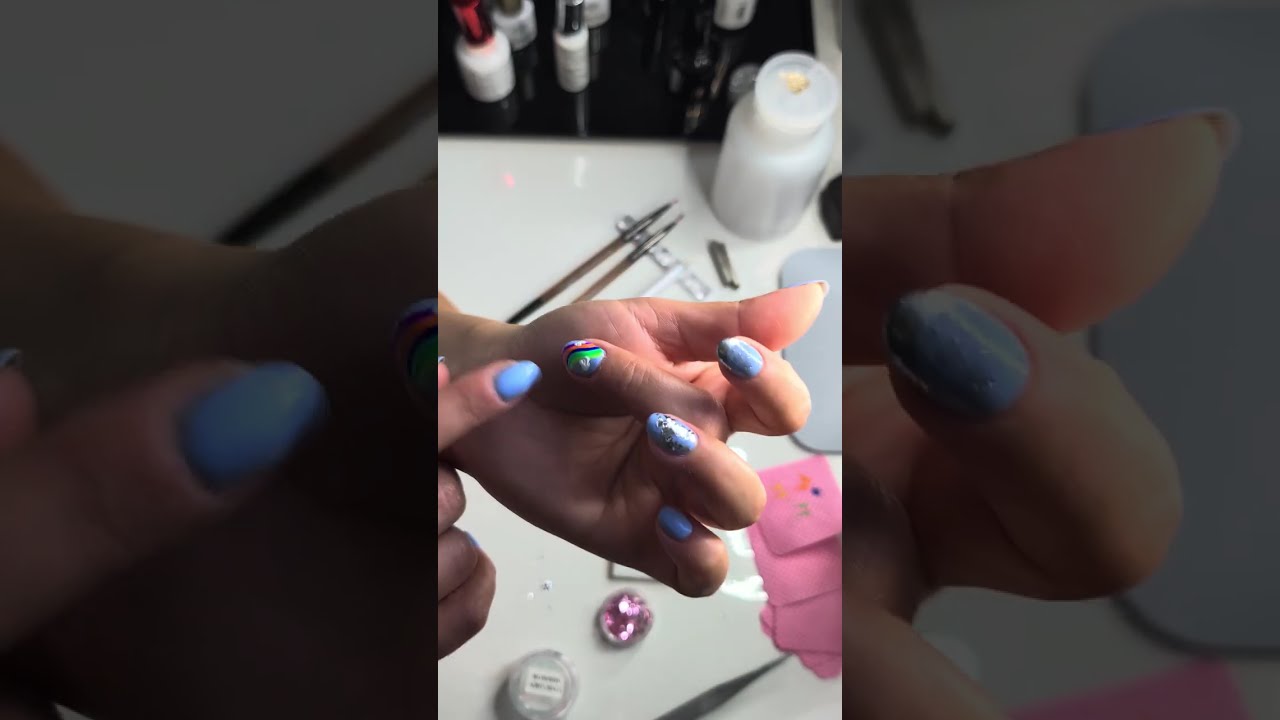 ADHD💫&ASMR 💅 Art #nail #adhd #chrome #asmr #exploremore #funny 