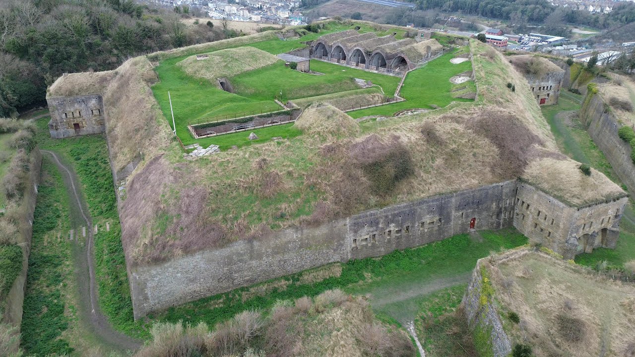 Western Heights Grand Shaft Dover 4K Aerial Footage 2024