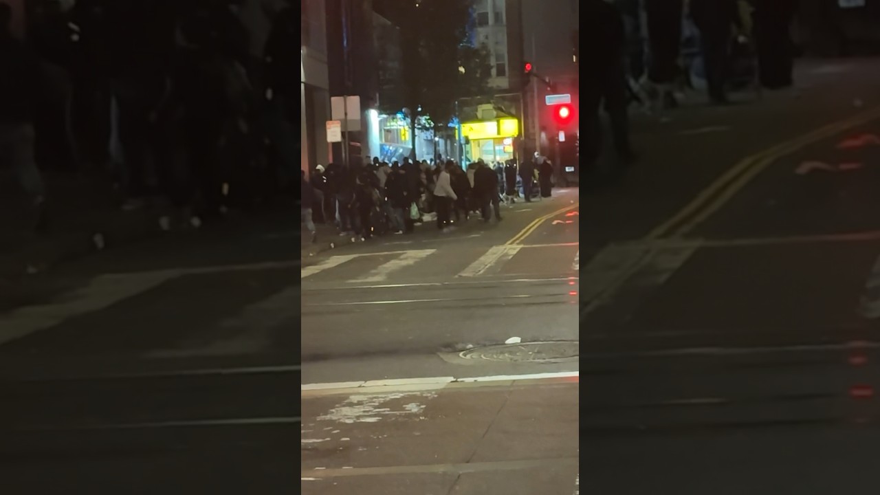 Here&rsquo;s what San Francisco Tenderloin looks like at night 😳 #shorts