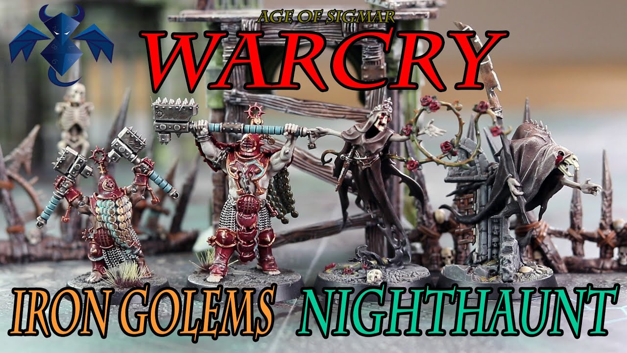 Age of Sigmar: Warcry- Iron Golems vs. Nighthaunt