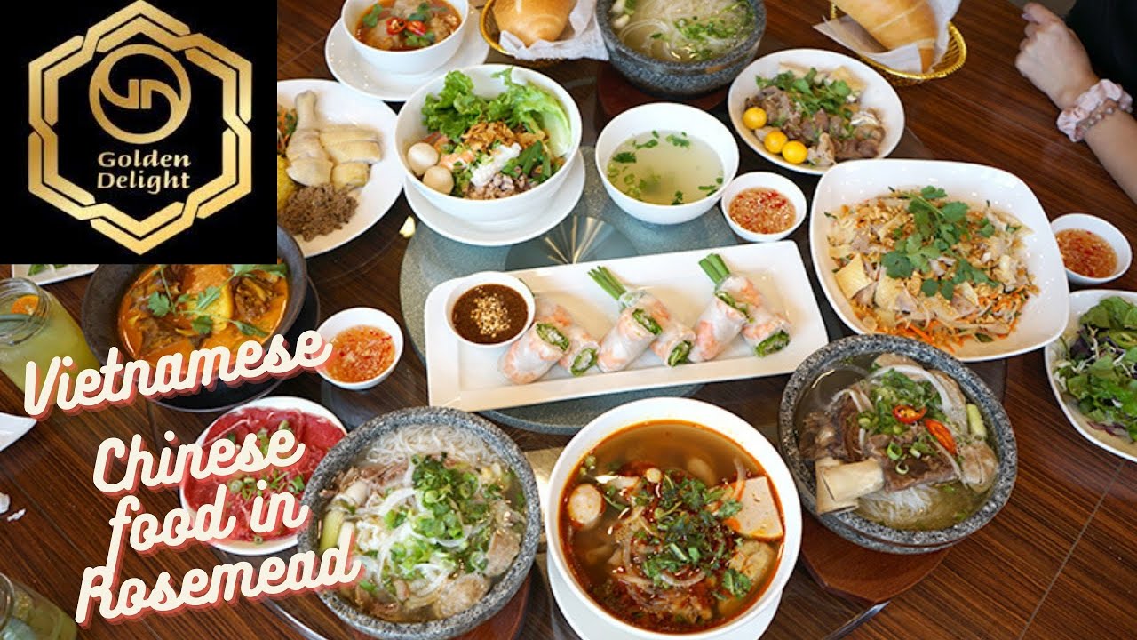 Vietnamese and Chinese fusion restaurant Golden Delight in Rosemead