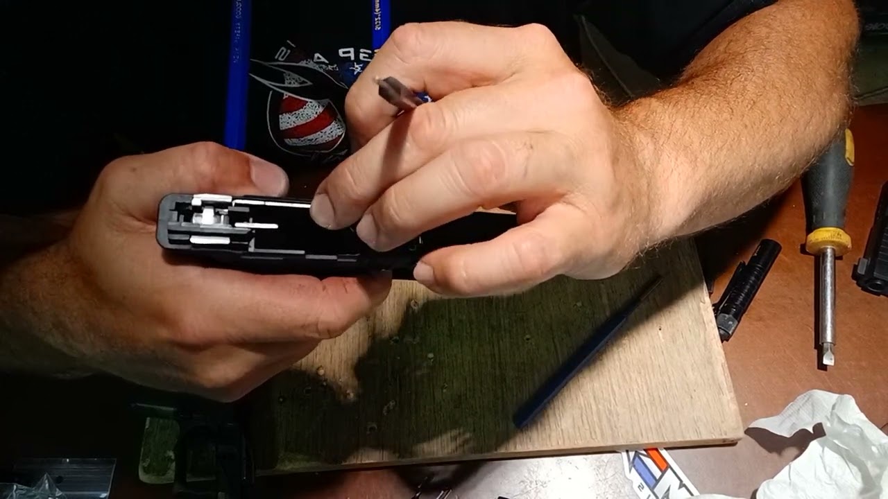 Glock 43 trigger not resetting -  Ejector sticking out and interfering with Cruciform movement