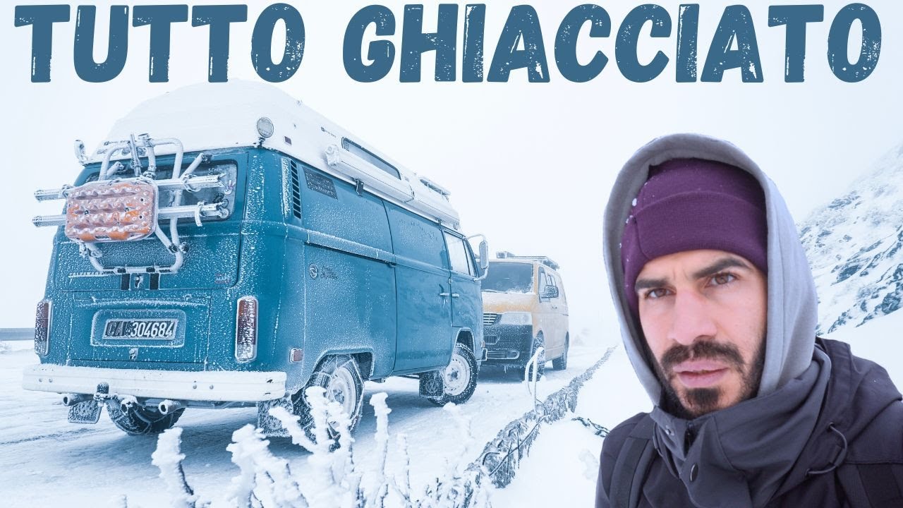 NON DOVEVAMO ESSERE QUI ❄️ Bufera di NEVE sul tetto della SARDEGNA -3°C