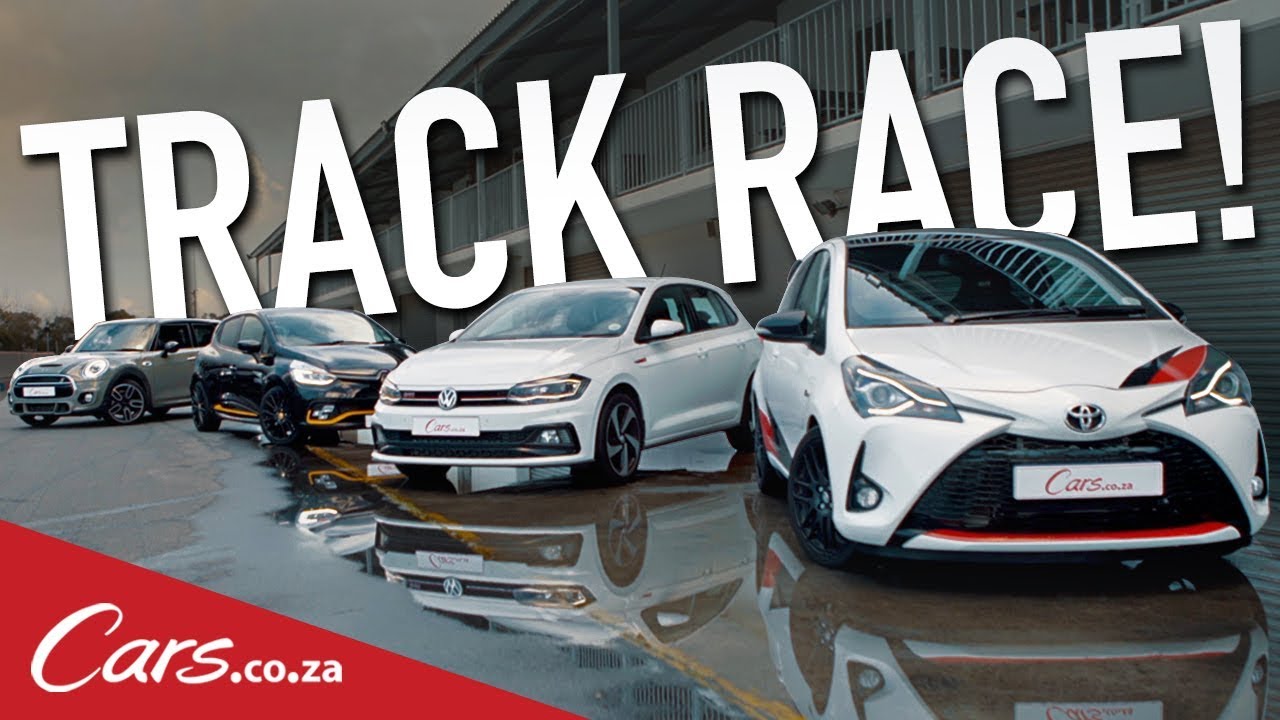 Track Race - Polo GTI vs Yaris GRMN vs Renault Clio RS F1 vs Mini Cooper S