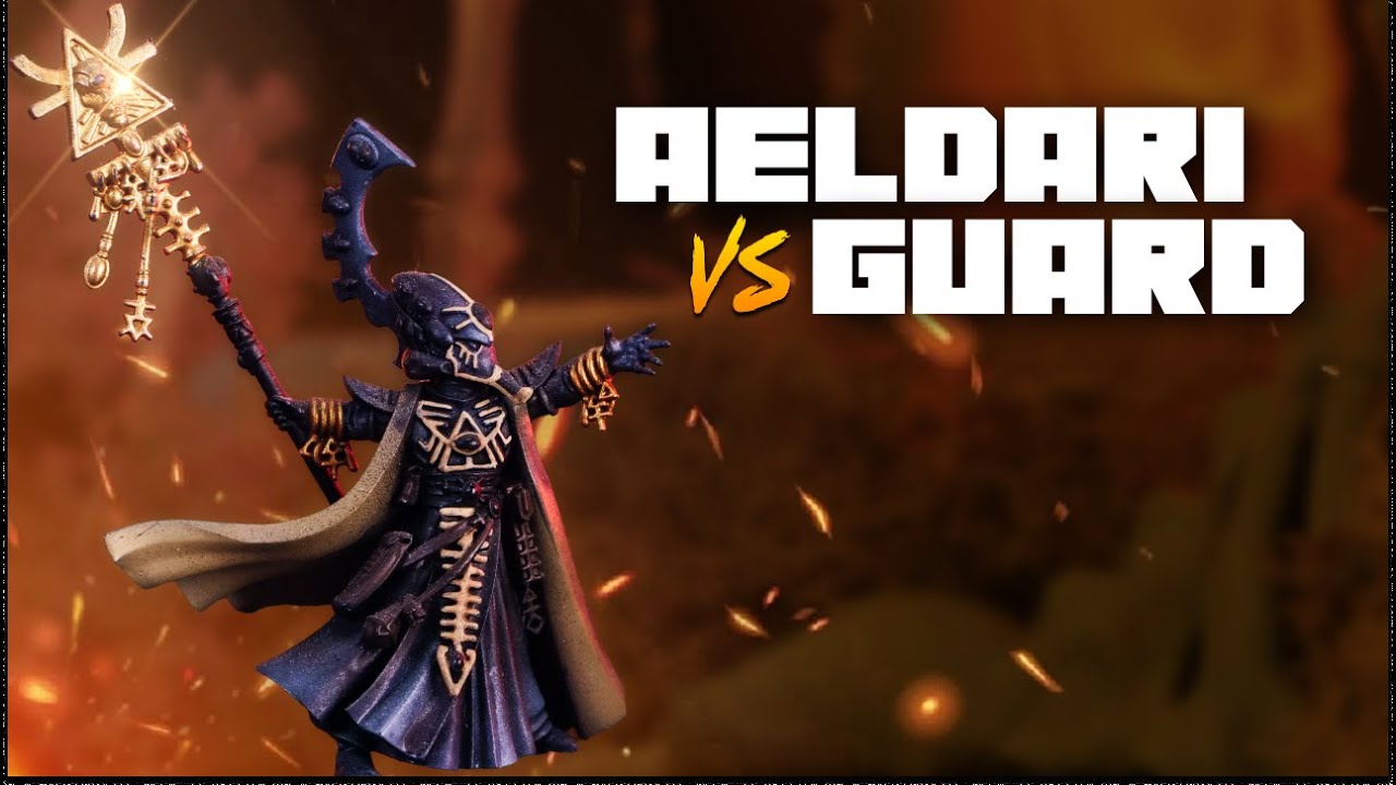 Aeldari vs Astra Militarum - Warhammer 40k Battle Report
