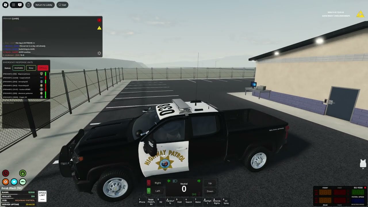 Perris California roblox CHP patrol