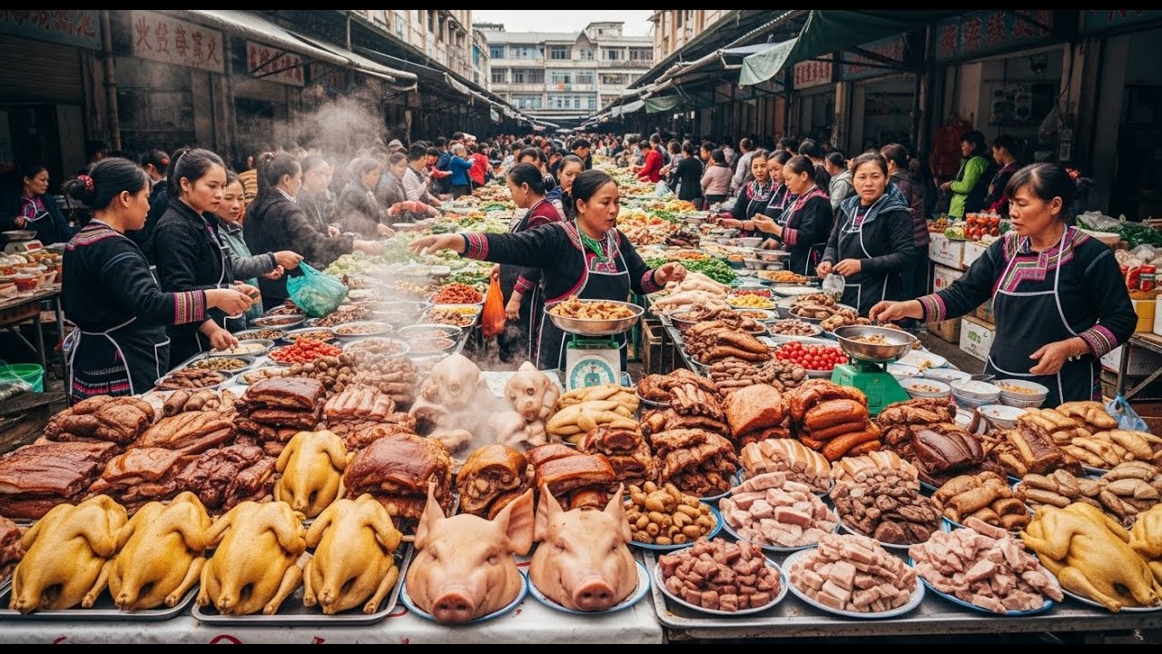 Vietnamese Food Market Full of Delicious Dishes - Once you come, you won't want to leave