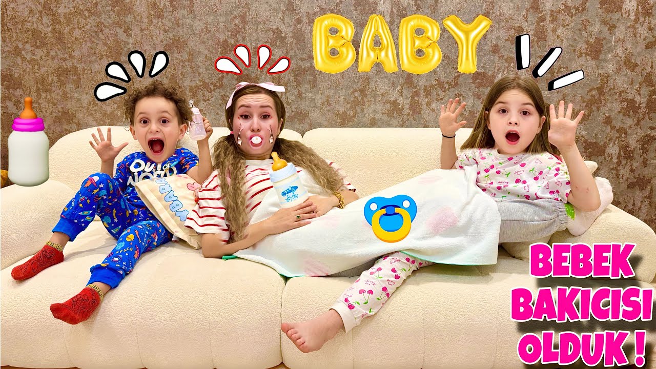 ELİF BEBEK BAKICISI OLDU ‼️ ANNEM BEBEK OLDU !! KUZEY ELİF ANNE BABA OLDU !?