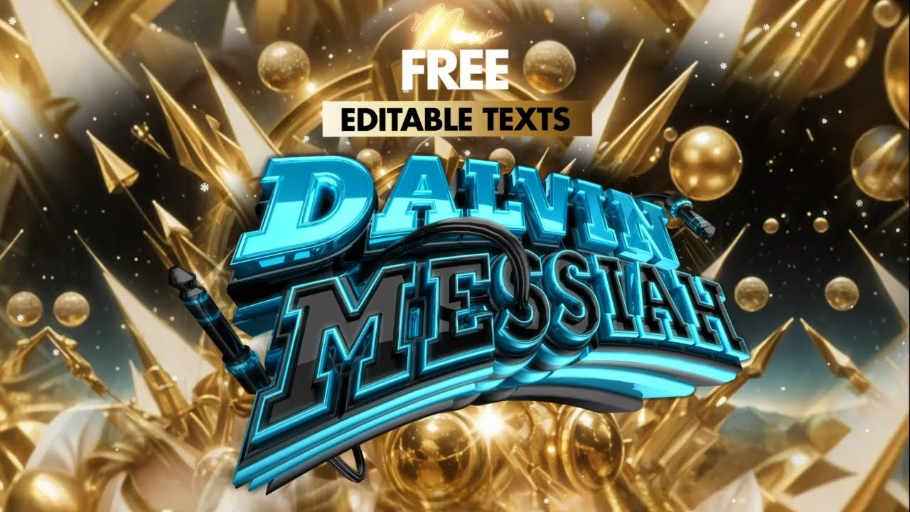 Texto 3D EDITABLE GRATIS Cinema 4D | Texto 3D Para Flyers Template Free.