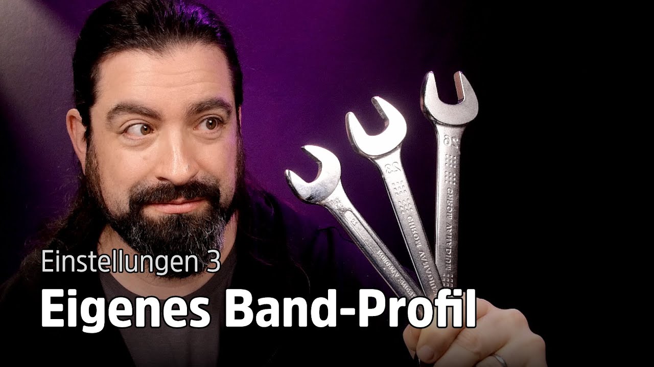 Alle Einstellungen für dein Profil innerhalb einer Band mittelkurz erklärt