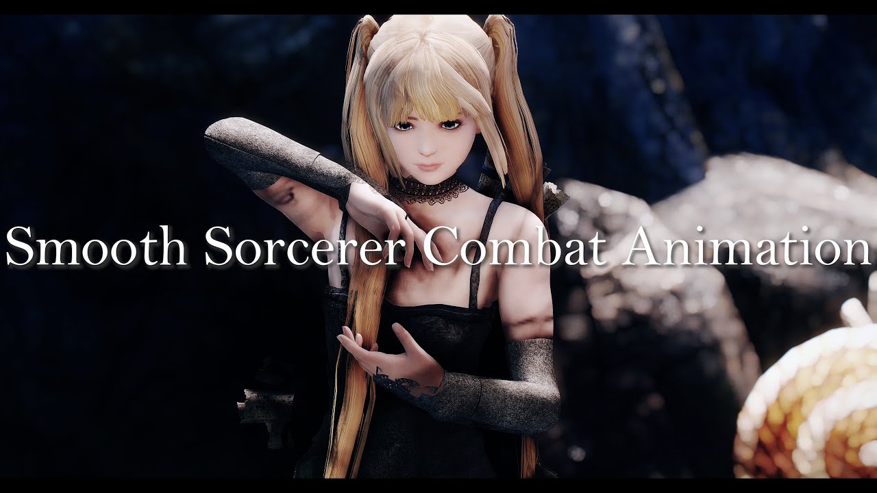 8K I SKYRIM MOD I Smooth Sorcerer Combat Animation I ADXP I MCO