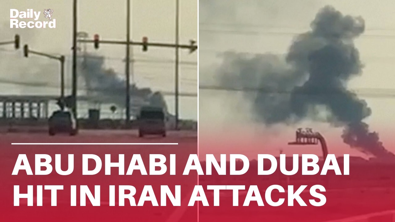 Smoke seen billowing in Abu Dhabi and Dubai amid Iran attacks