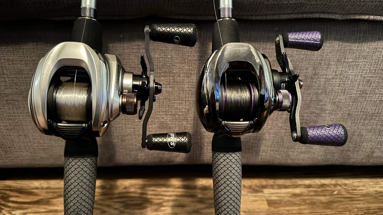 Lews Pro Ti and HyperMag setups