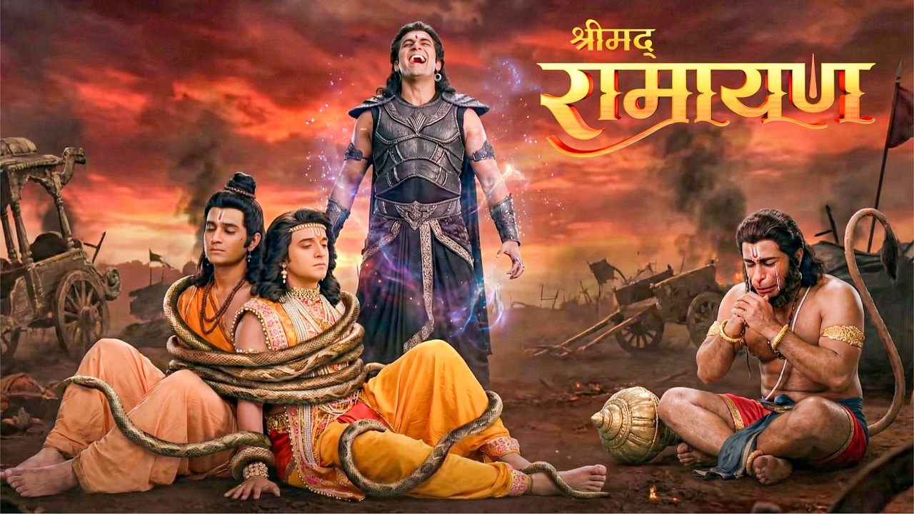 मेघनाथ ने राम-लक्ष्मण को बनाया बंदी, फूट-फूटकर रो पड़े हनुमान || Shrimad Ramayan