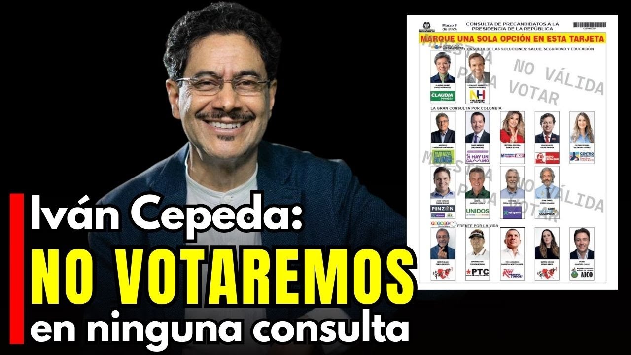 Fuerte mensaje de Iván Cepeda: “No votaremos en ninguna consulta”