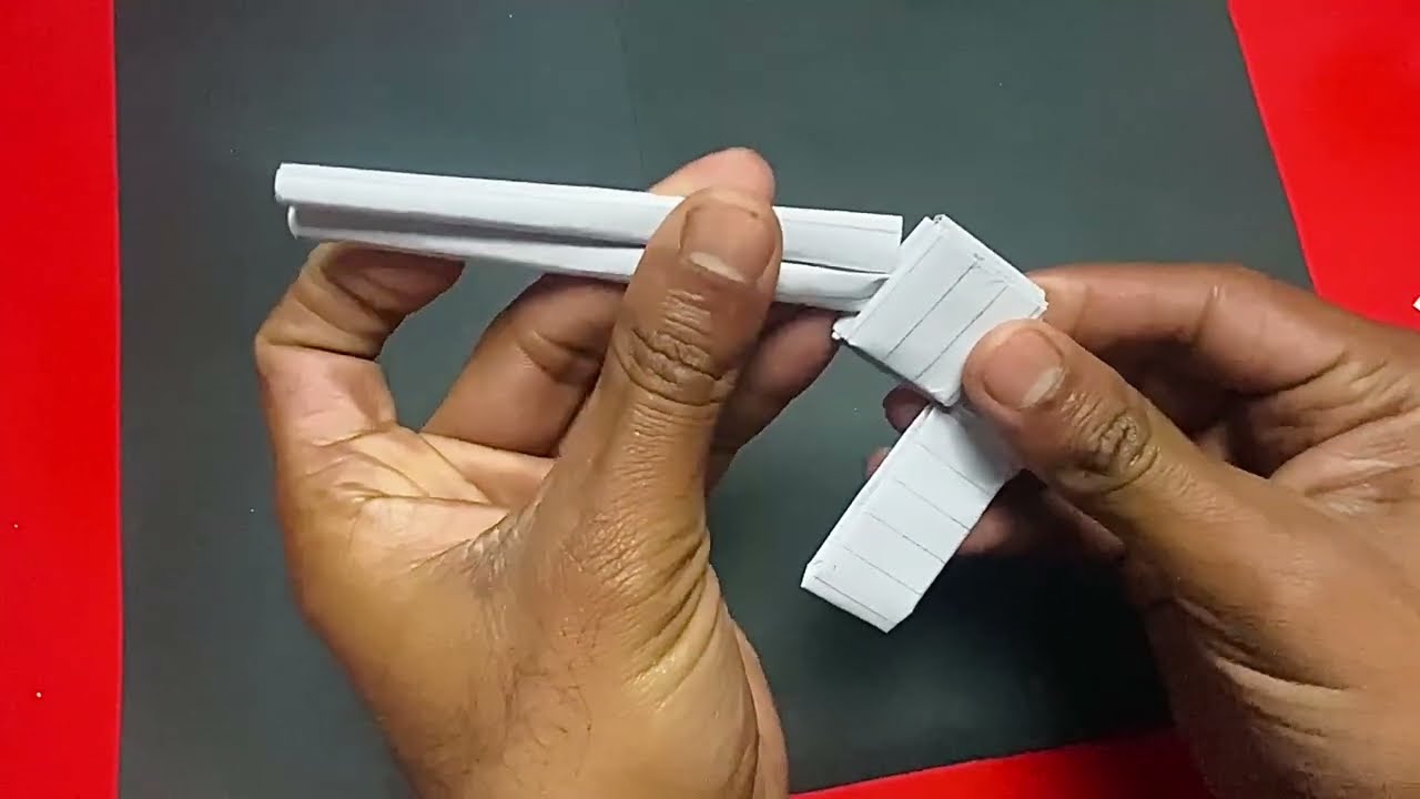 DIY Origami Paper Pistol 🔫 | Step-by-Step Paper Folding Tutorial 