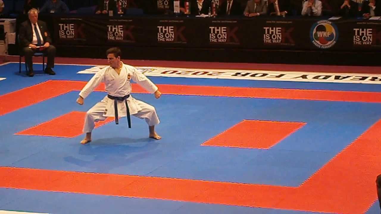 Gold Medal, Male Kata: Damian Quintero, Spain. 48th European Karate Championship