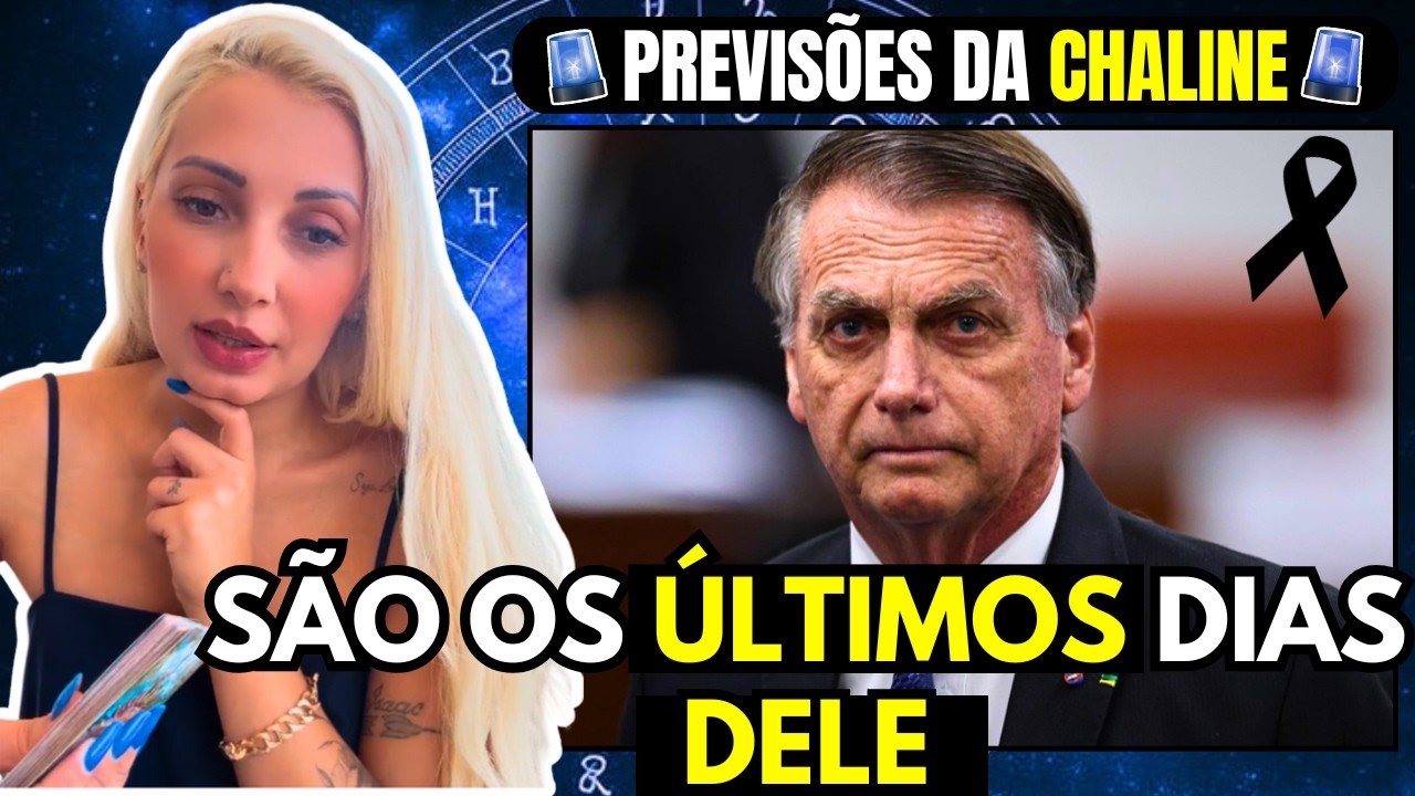 PREVISÕES SEMANAIS DOS VIDENTES: CHALINE GRAZIK FAZ REVELAÇÕES SOBRE DESENCARNE DE BOLSONARO