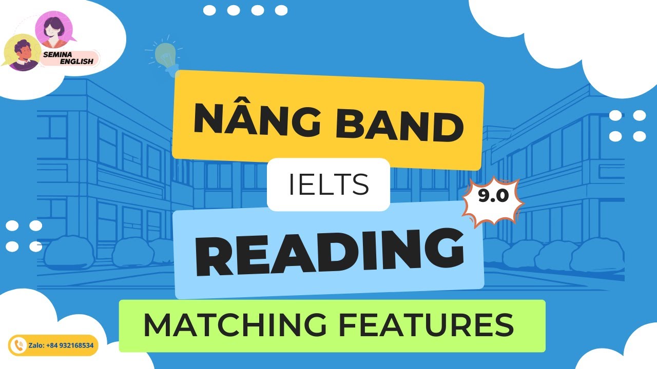 Nâng band IELTS 9.0 Reading: Dạng bài Matching Features