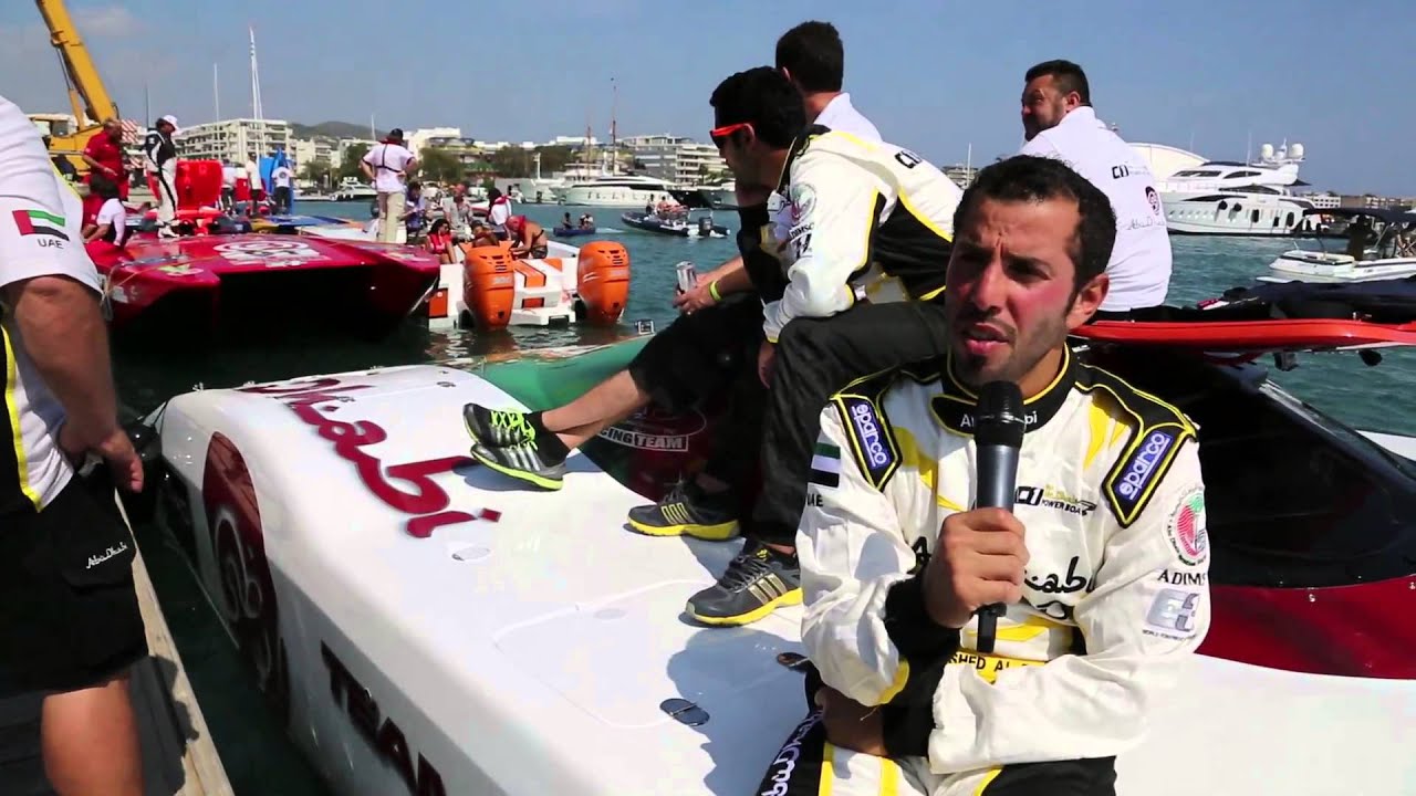 Team Abu Dhabi Class1 Powerboats in Ibiza Grand Prix 2014