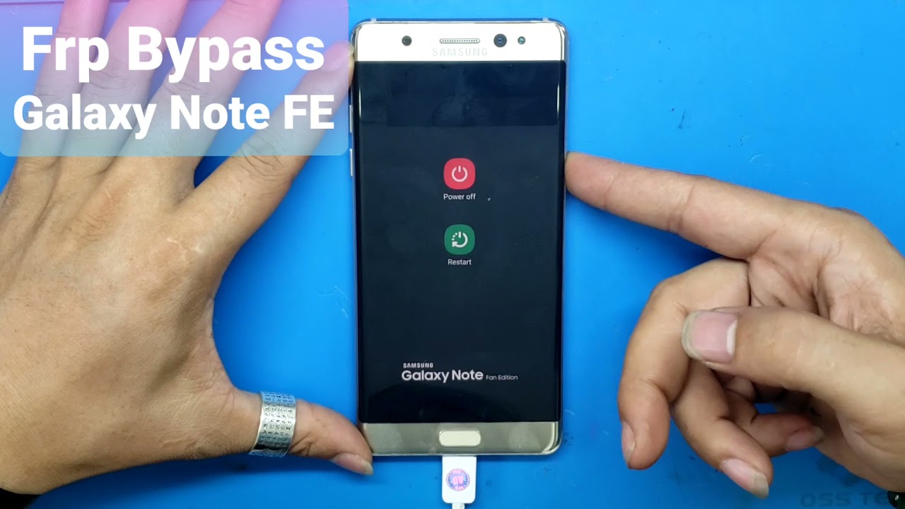 Frp Bypass Galaxy Note FE (N935F) U5/ Unlock Google Account Frp Note FE / Remove lock Samsung N935F