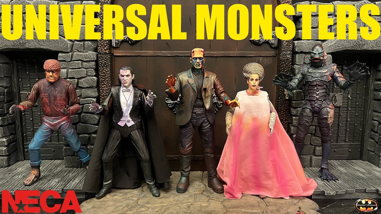NECA Universal Monsters Universal Studios Постер фильма Человек-волк Дракула Невеста Франкенштейн...