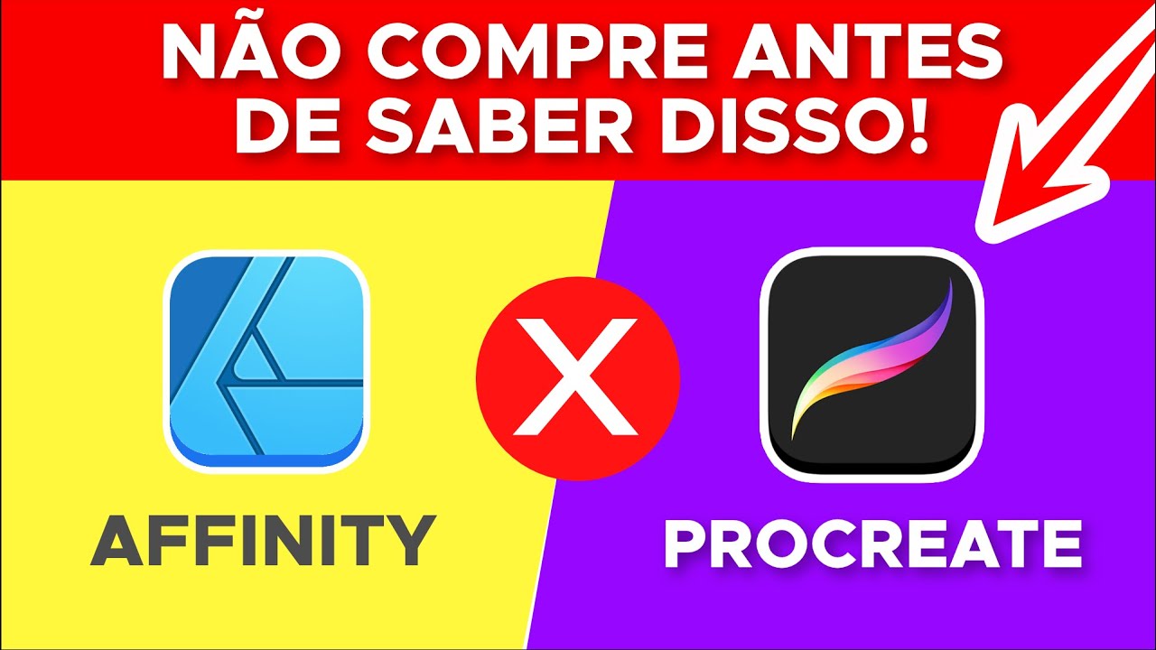 Qual é Melhor? PROCREATE vs AFFINITY DESIGNER