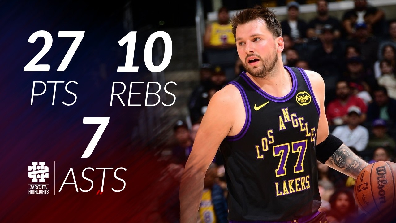 Luka Doncic 27 pts 10 rebs 7 asts vs Pelicans 25/26 season