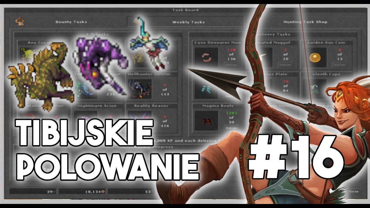 [PL] Tibia - Tibijskie Polowanie | 1,5KK NA 1 TASKA... #16