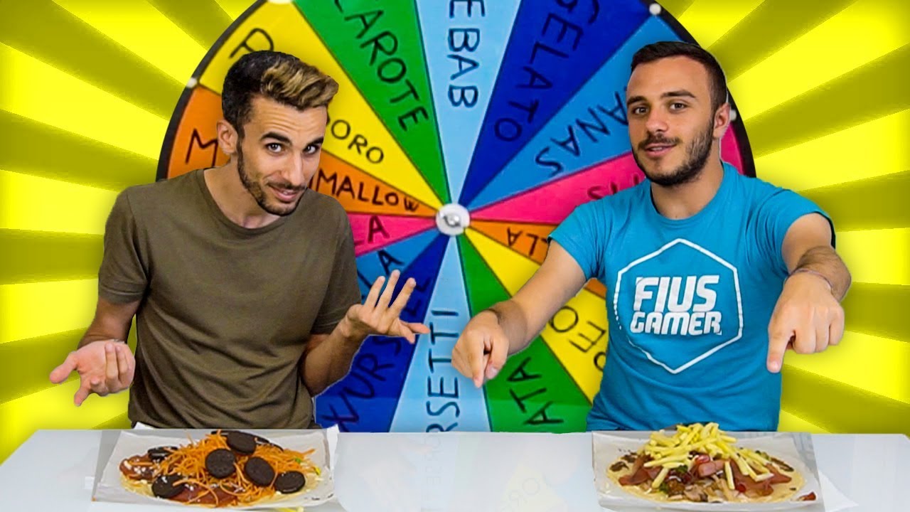 🍕 PIZZA CHALLENGE con la RUOTA DEL MISTERO! 😱 vs FIUS GAMER!
